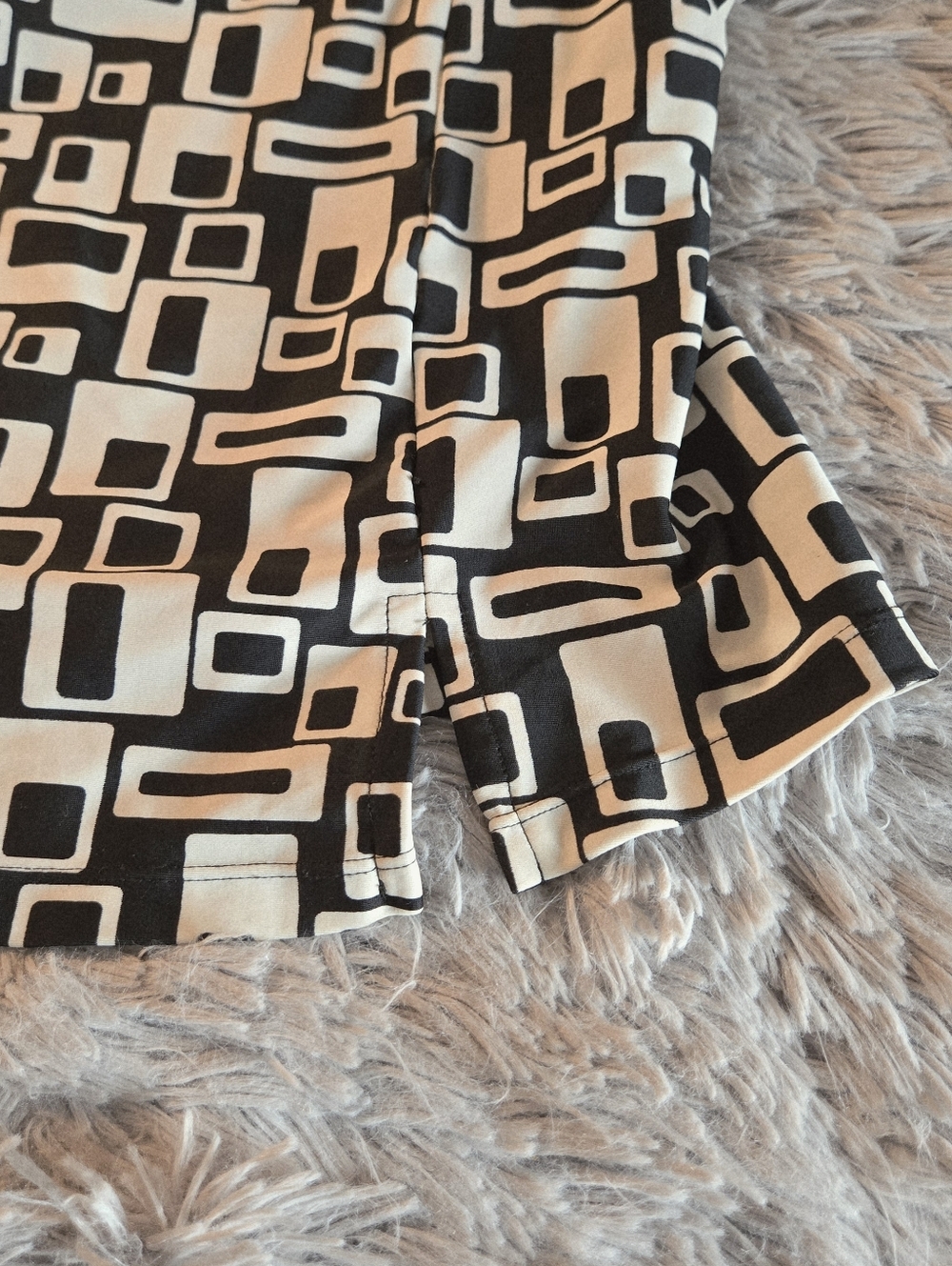 Ceeb Tankini Top Black/White Size 10 View 5